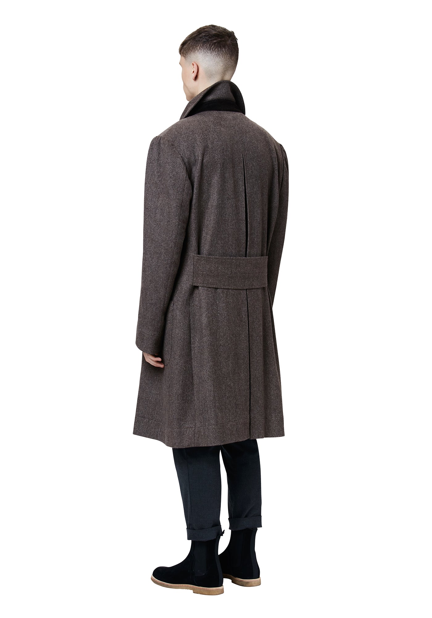 Greenleaf Cashmere Military Coat