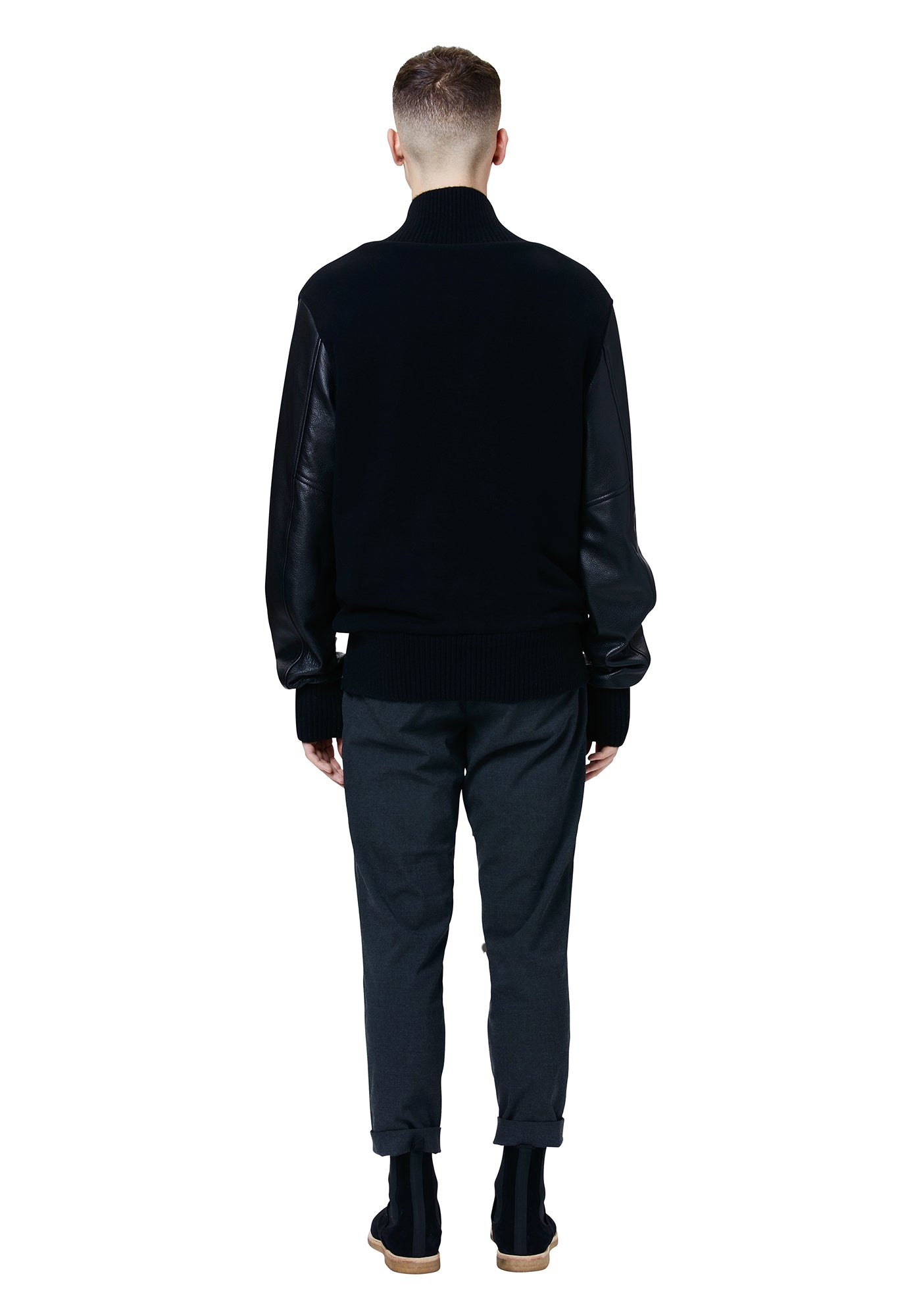 Schinner Leather Varsity Pullover