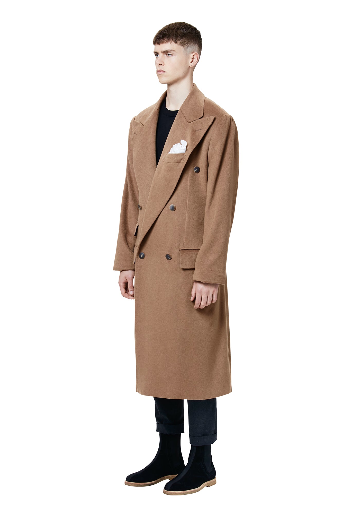 Glencoe Cashmere Peak Lapel Coat