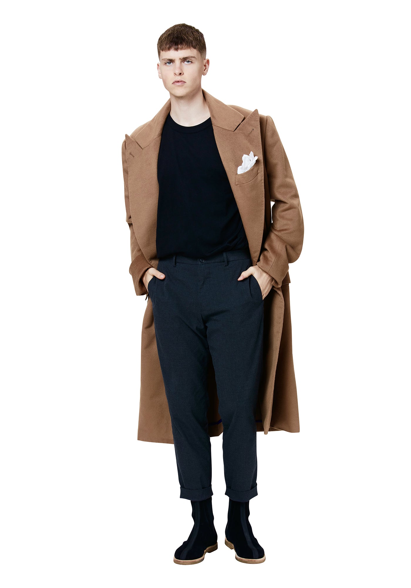 Glencoe Cashmere Peak Lapel Coat