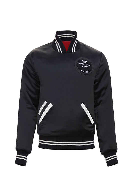 Santa Fe Silk Reversible Varsity Pullover