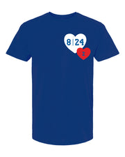 Blue LA Heart Tee