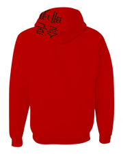SLOAN and BENNETT Red Scale Script Hoodie