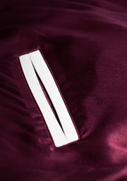 Alondra Silk Reversible Varsity Pullover
