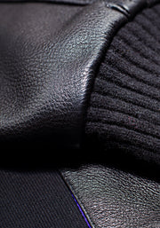 Schinner Leather Varsity Pullover