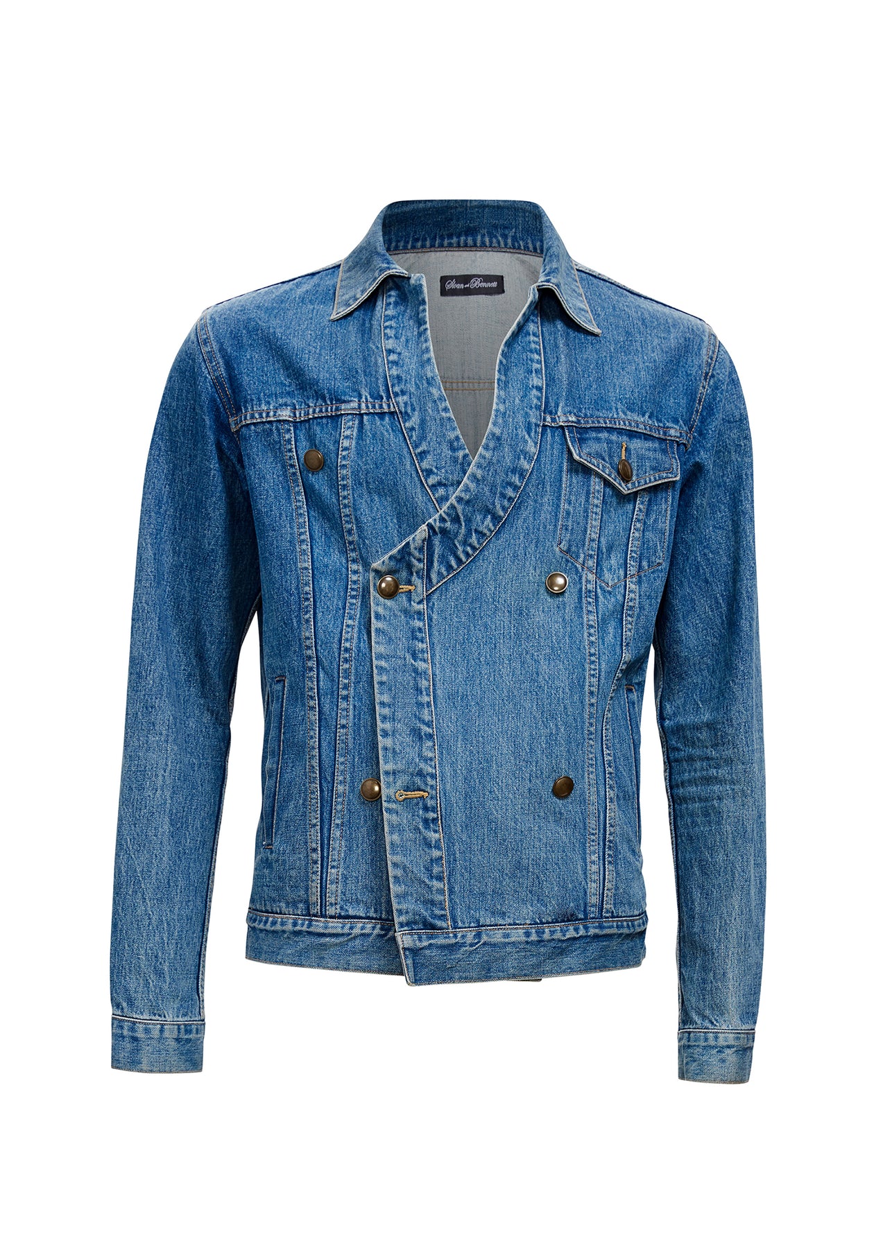 Chester Double Breasted Denim Jacket – SLOAN and BENNETT