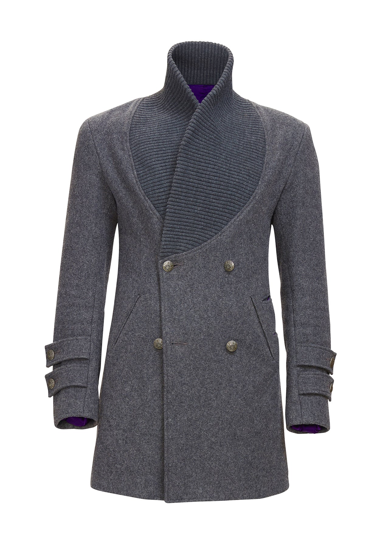 Temple Double Breasted Shawl Collar Coat – SLOAN and BENNETT
