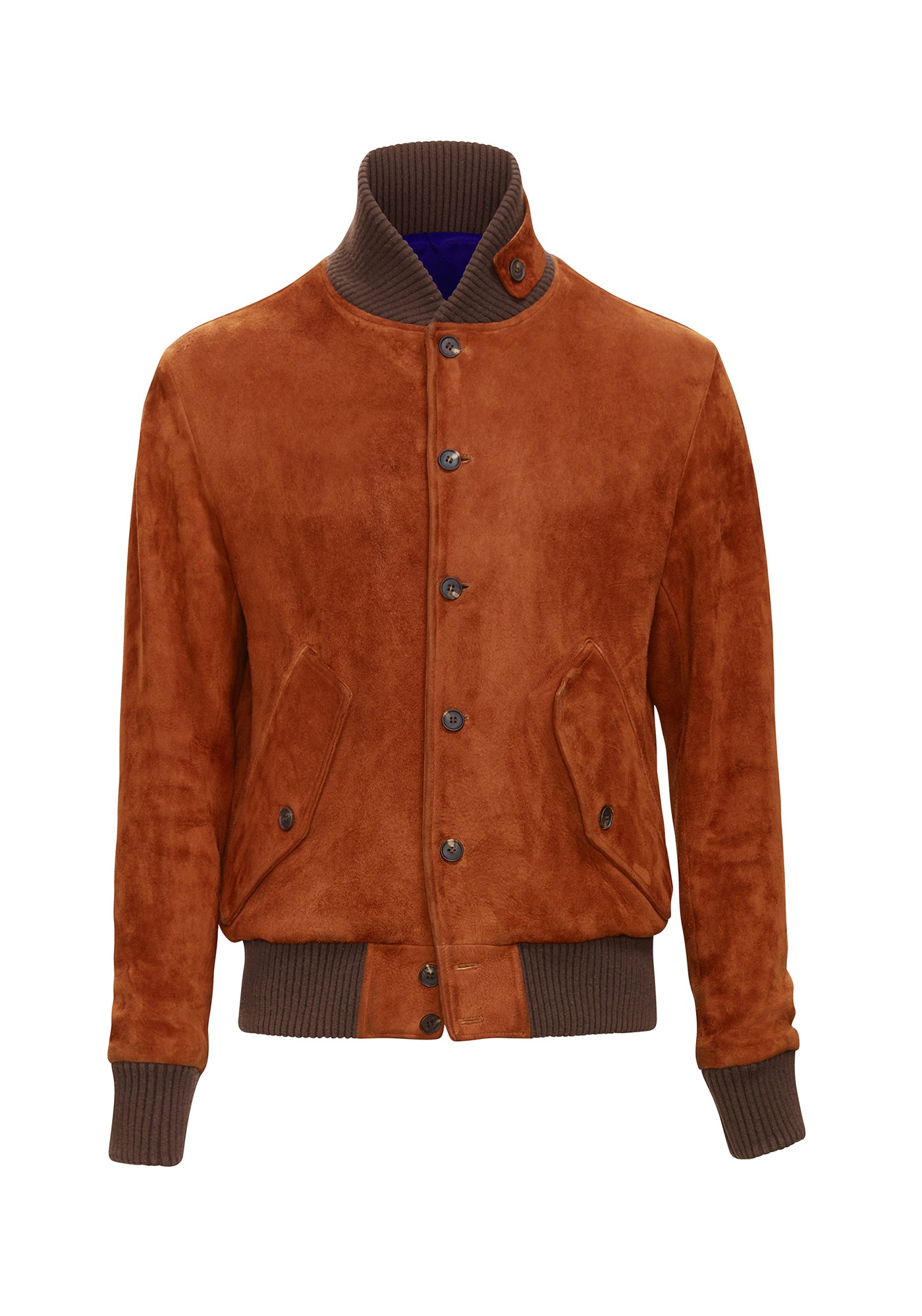 Poinsettia Suede Bomber